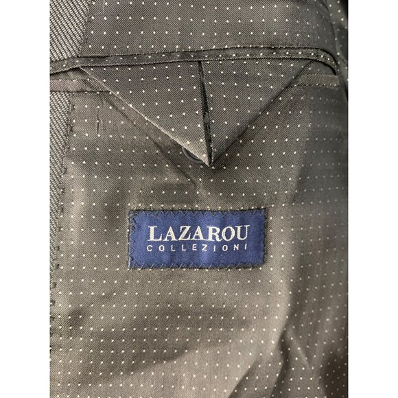48R Lazarou Collezioni Mens SB2B Suit Seperate Jacket Wool Silk Modern Fit - Picture 7 of 7